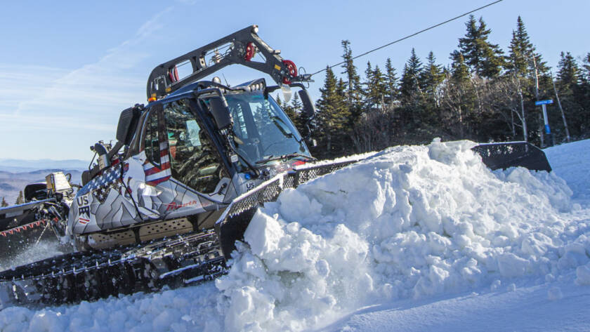 Prinoth grooming machine