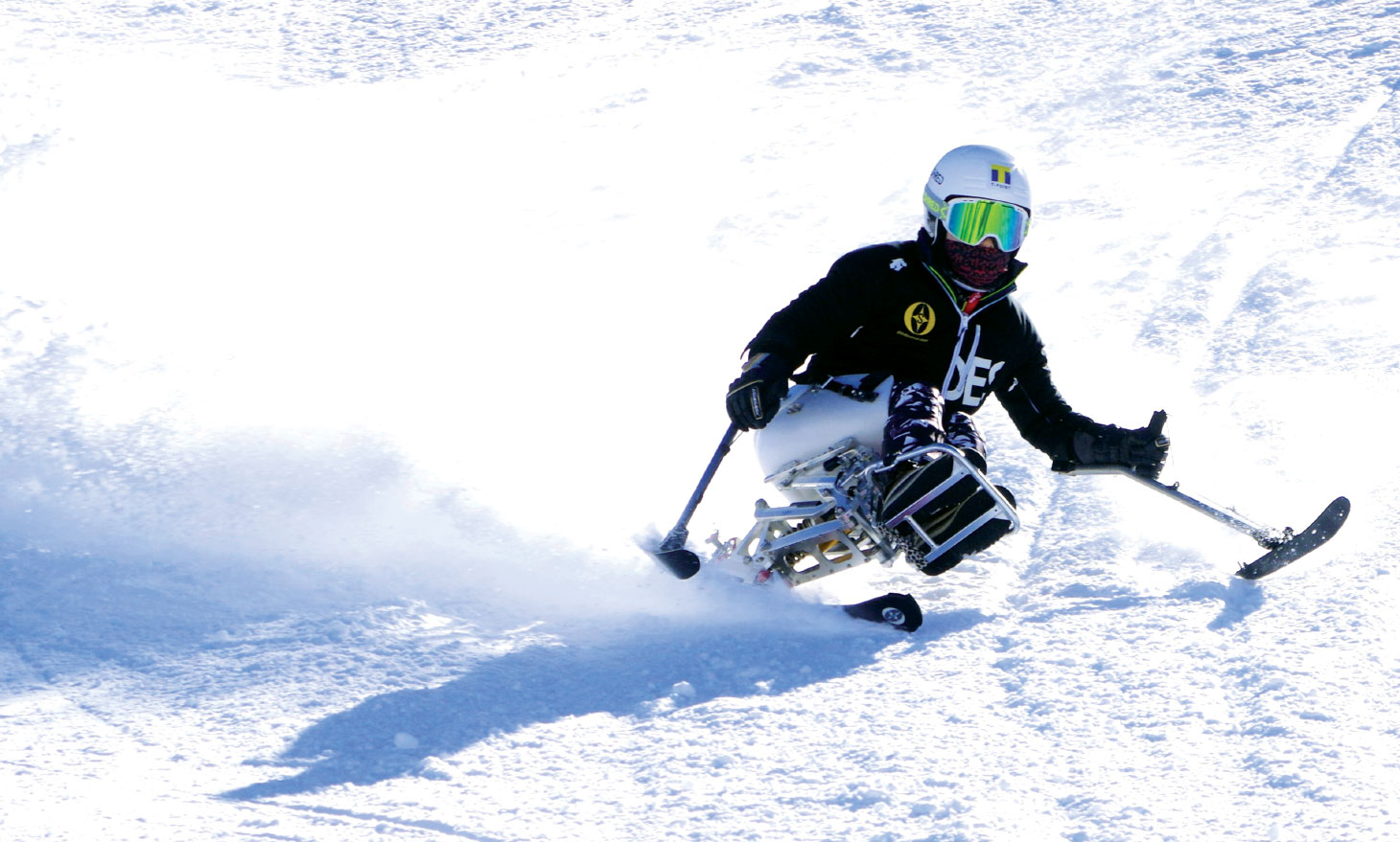 Skier skiing