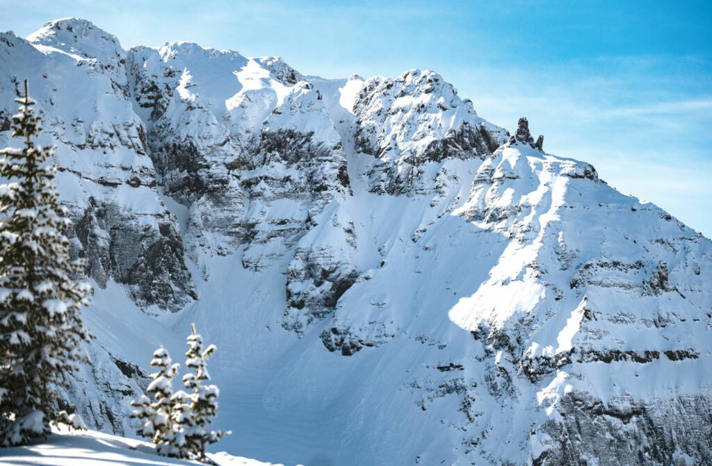 Snow covered moutain