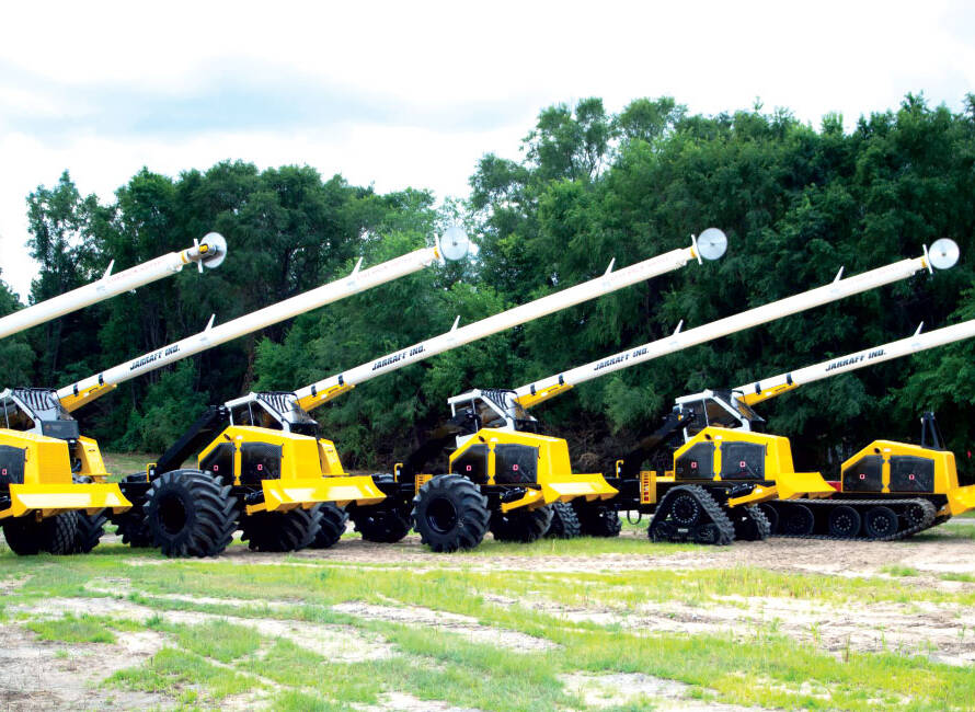 Maintenance, land clearing and tree care vehicles