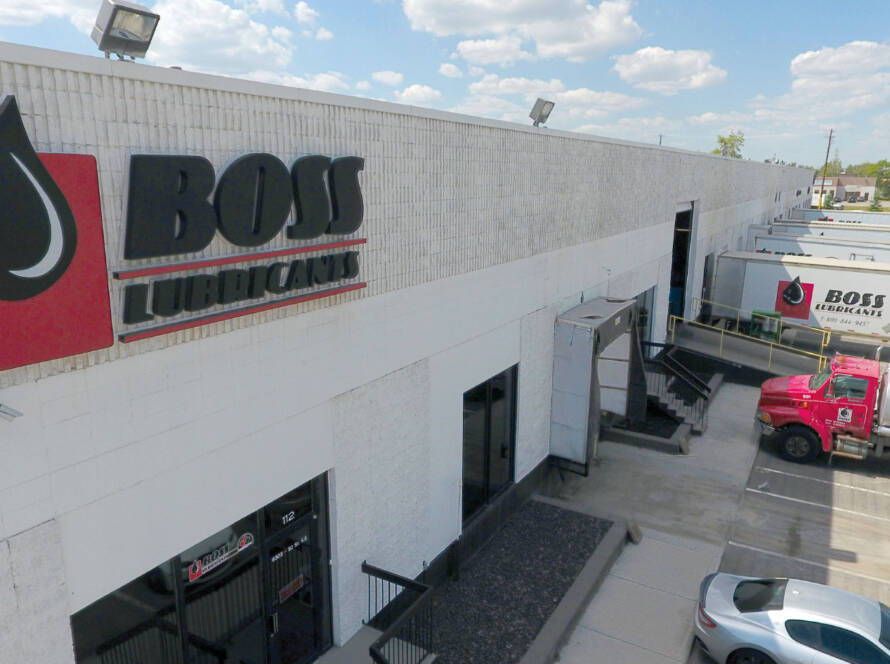 Exterior of Boss Lubricants facility