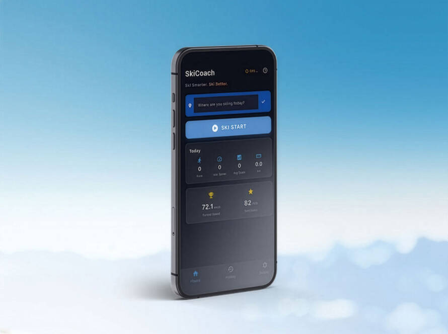 SkiCoach.App user interface