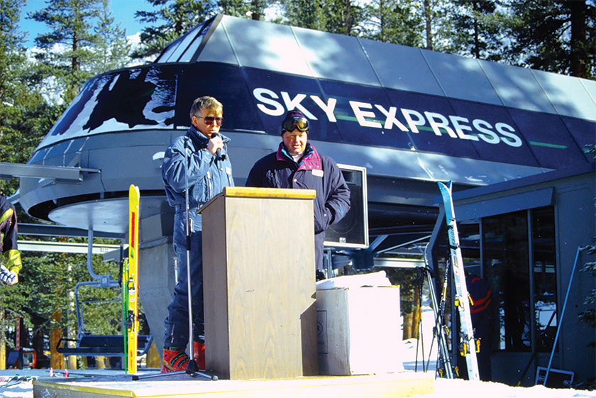 Official opening of the Sky Express