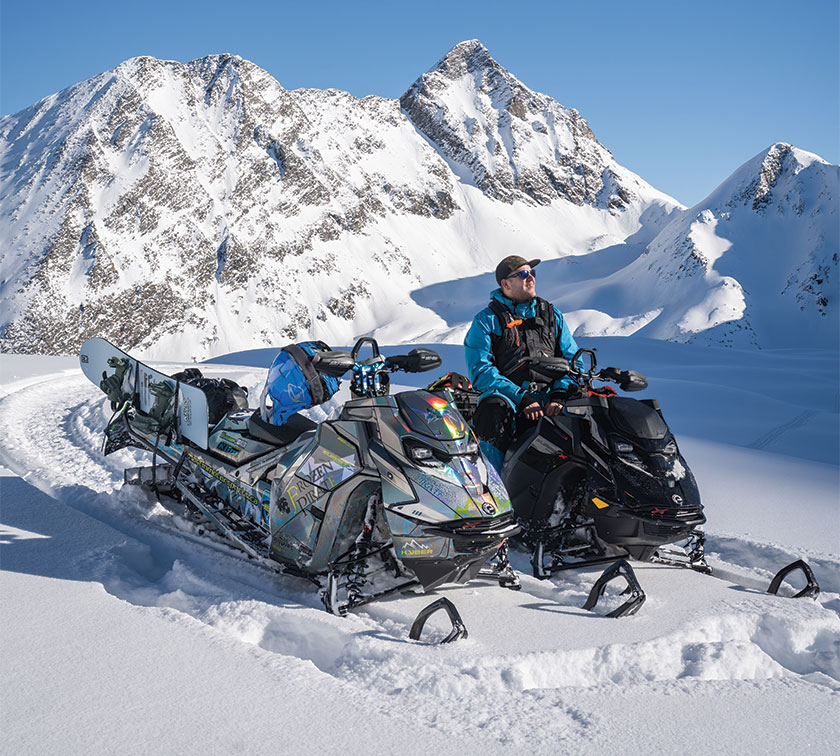 Sleds sunny day