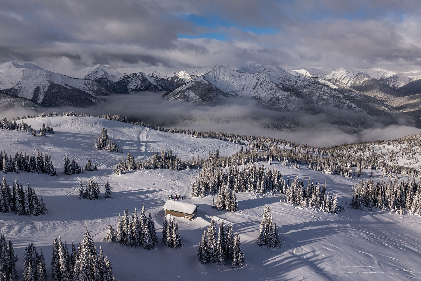 Aerial view of Allen Creek